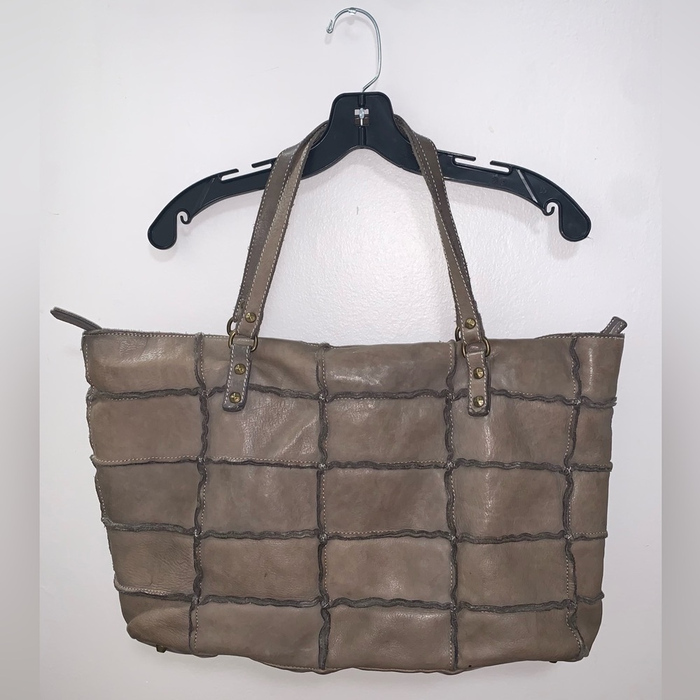 Costanza Rota Leather Patchwork Tote/Shoulder Bag